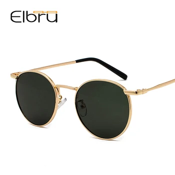 

Elbru Vintage Sunglasses Women 2020 Metal Classic Luxury Brand Designer Glasses Female Driving Eyewear Oculos De Sol Masculino