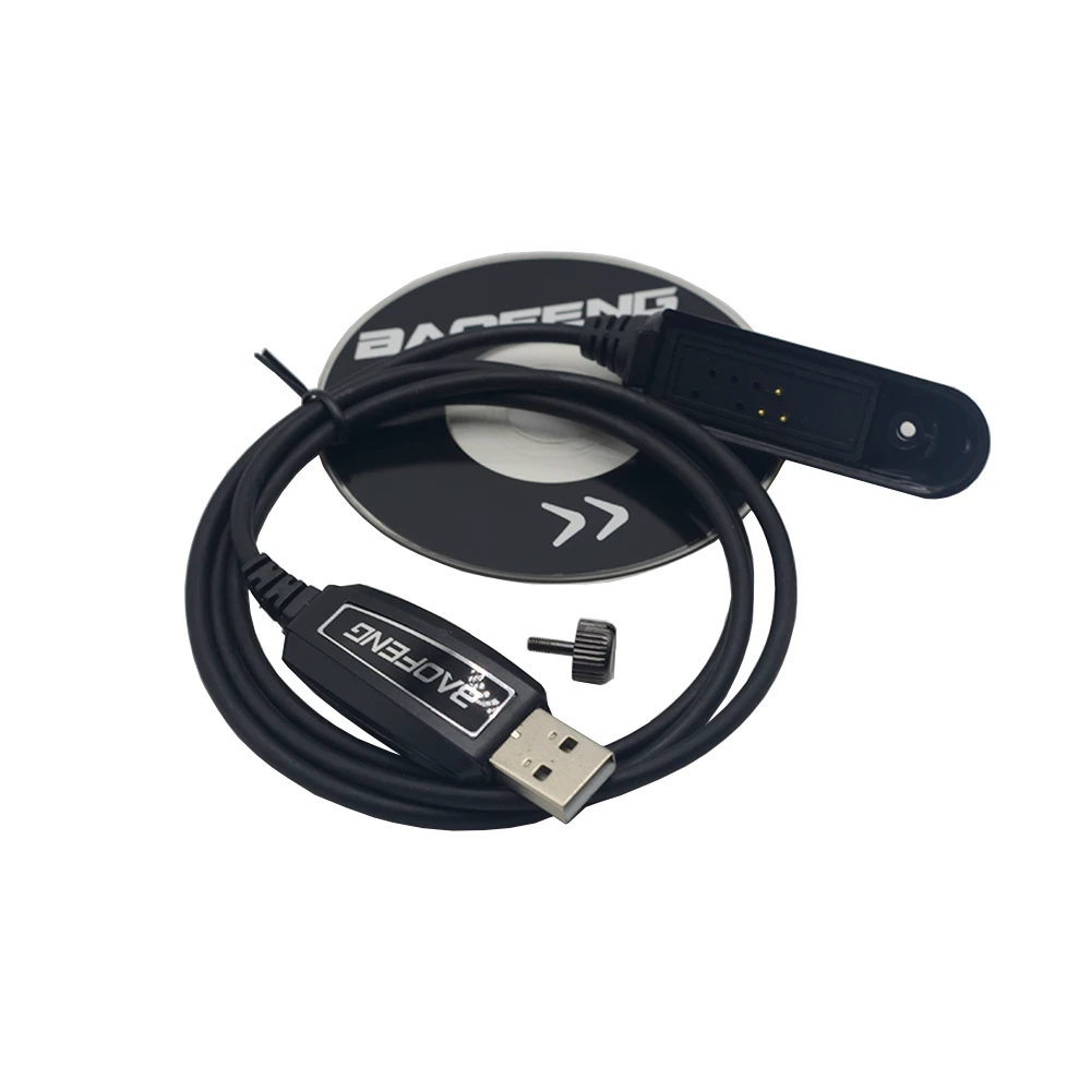 6 шт. Baofeng двухстороннее радио USB кабель для программирования для BaoFeng двухстороннее радио UV-XR A-58 UV9R Plus Водонепроницаемая рация
