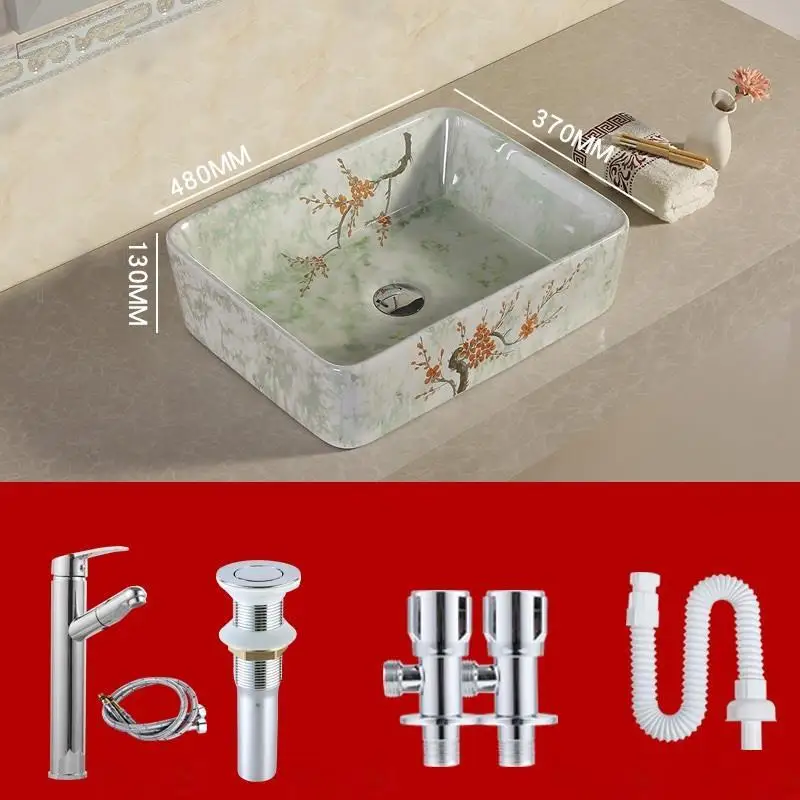 Version C Salle De Bain Para Evier собре Encimera бассейна Waschbecken Баньо умывальник Lavatorio Ванная комната раковина поо Куба Banheiro умывальник - Цвет: Version C