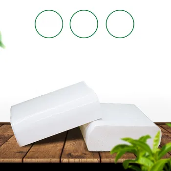 

White Hand Toilet Towels Roll Tissues Napkin 120PC/Pack Soft Thick Design Skin-friendly Comfortable Toilet Tissue Portable Paper