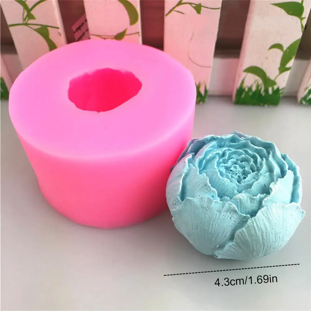 Силиконовая формочка в виде цветов ядро моделирование 3D помадка Шоколад DIY форма для мыла или выпечки украшения формы свечи формы для украшения торта инструмент