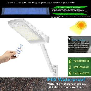 

Solar Gutter Lights Outdoor, Super Bright 56 LED Deck Light Waterproof Wall Lamps Dusk To Dawn for Garden Fence Garage Pa