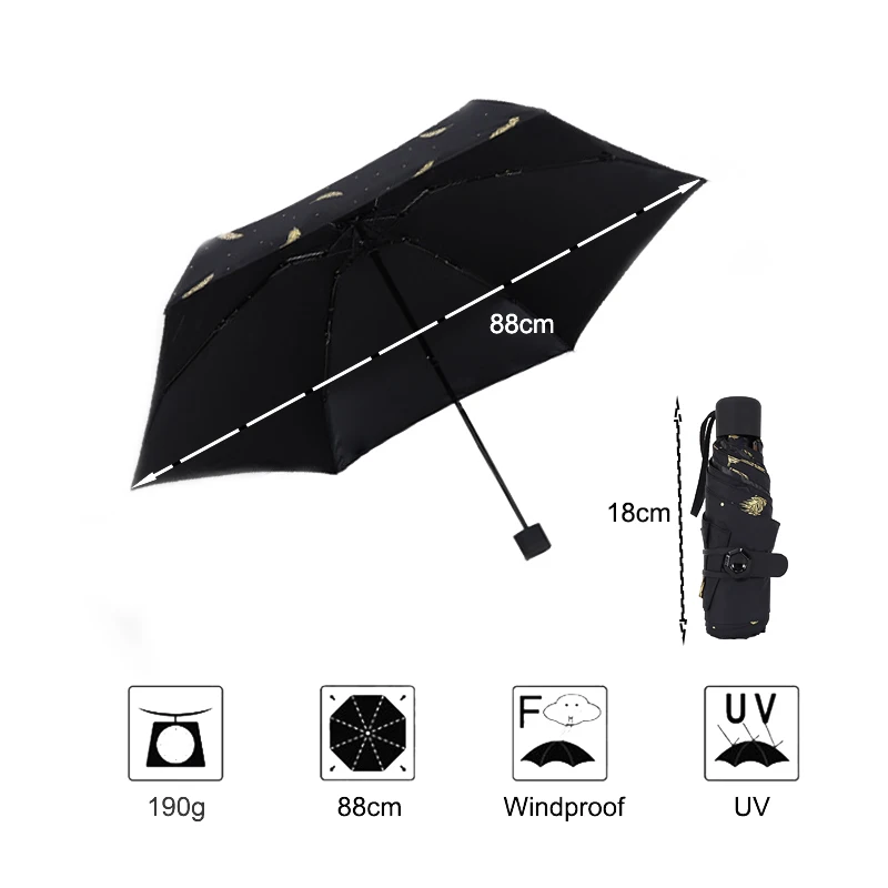 LIKE RAIN автоматический складной зонт от дождя женские творческий ветрозащитный детский зонт для дождь и солнце солнцезащитный зонтик UBY04