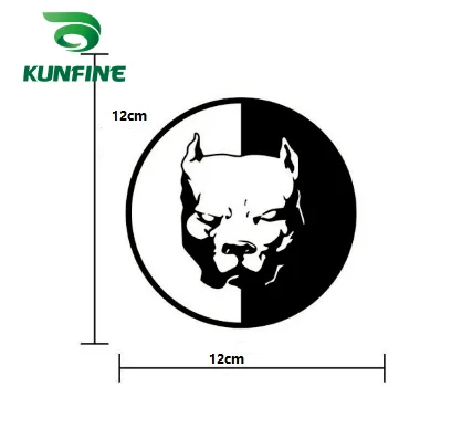 KUNFINE наклейка для стайлинга автомобиля питбуль супер герой собака Автомобильная