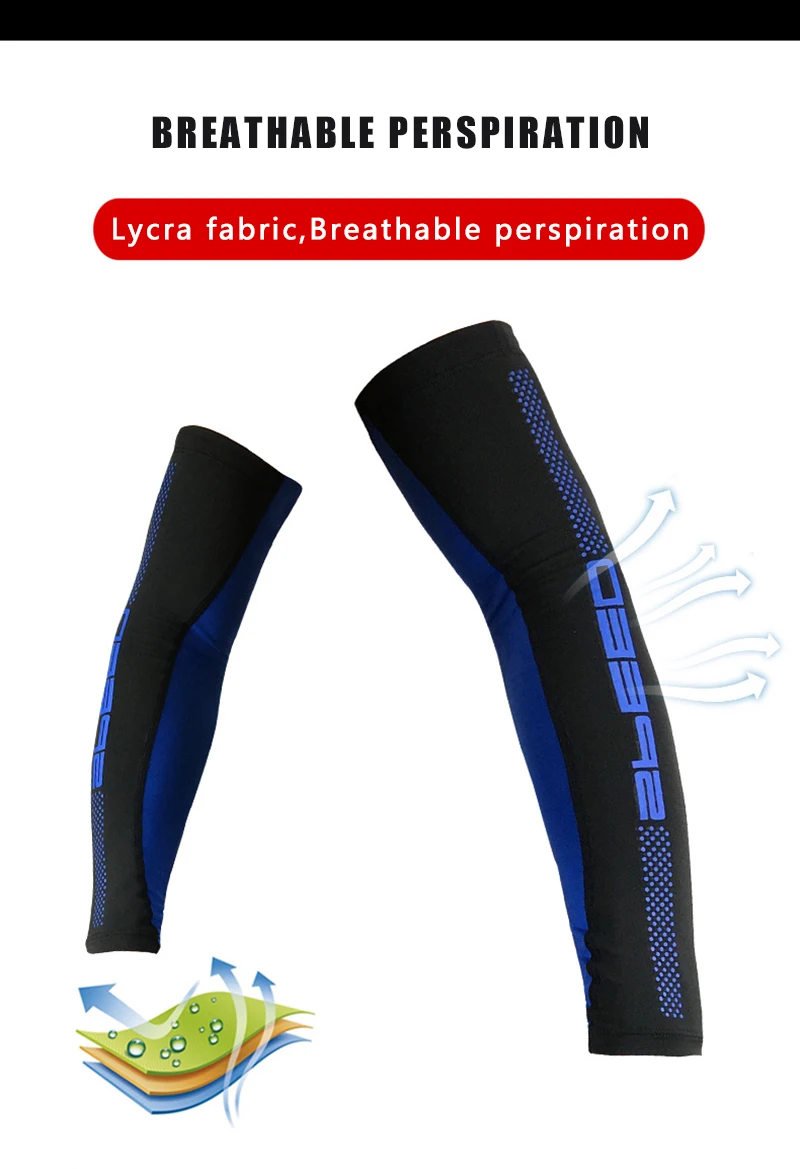1 par luvas de braço esporte para