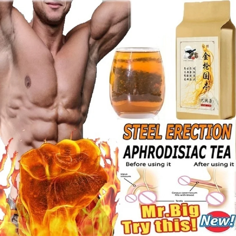 Viagra de té tónico Natural para hombres, pastillas duras para mejorar la función Sexual, aumento de la Sexual