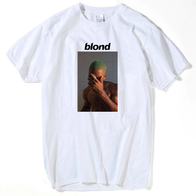 Рисунок Frank Ocean блондинка T футболка для Для мужчин печатных 2pac Тупак короткий рукав Забавный Топ, детские футболки летние топы для Для Мужчин's streetwear - Цвет: i3014b