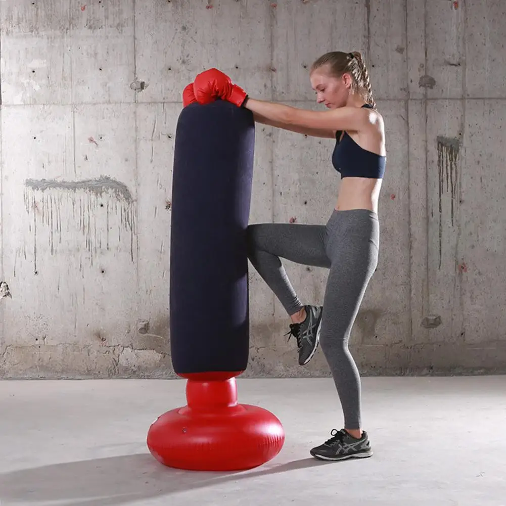 Inflatable Punching Bag Free Standing Boxing Bag Air Bop Bag Inflatable Boxing Punching Bag For Men Women