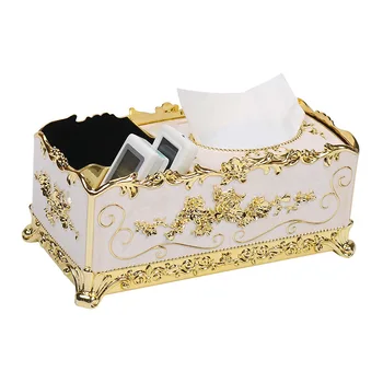 

Creative Acrylic Multi-functional Tissue Box Remote Control Storage Box Car Mounted European Style Tissue Box
