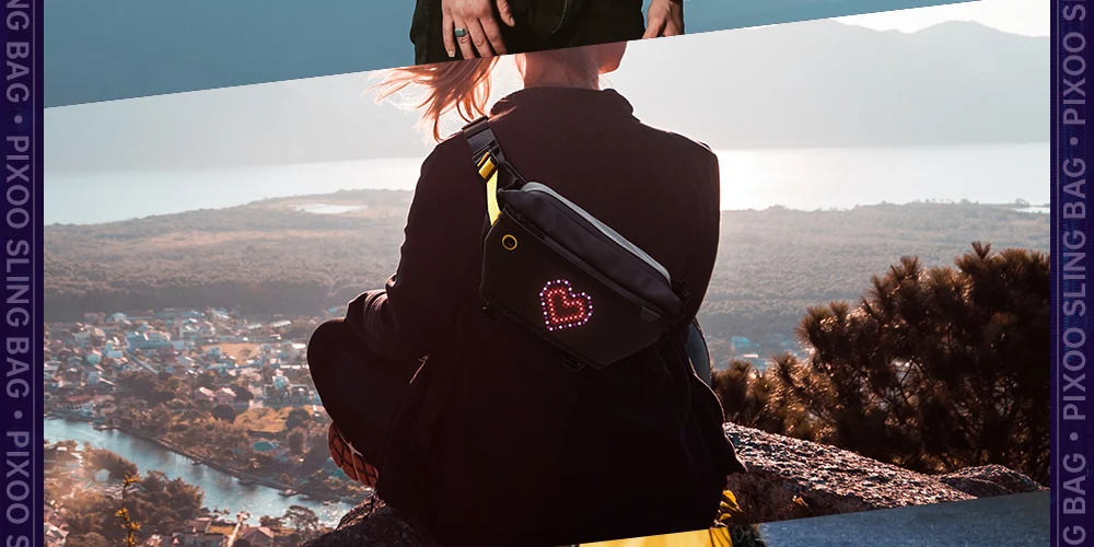 Divoom Customizable Pixel Art Fashion Sling Messenger Bag