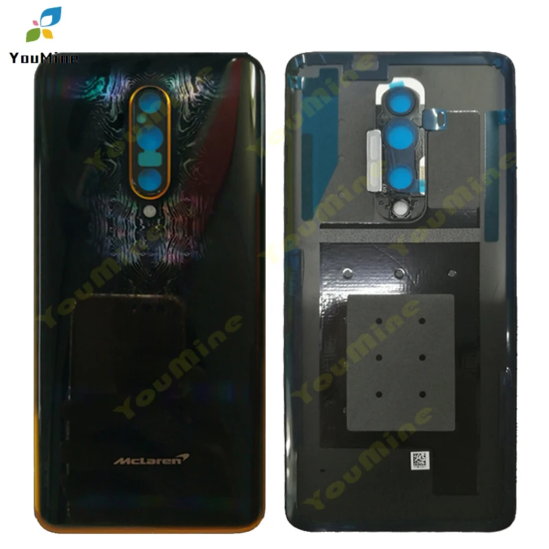 Для oneplus 7t Pro задняя крышка батарейного отсека чехол задняя дверца-крышка+ объектив камеры запасная часть для oneplus 7t Pro задняя крышка корпуса