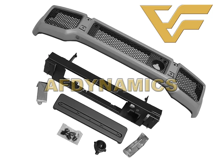 PP Material Front Bumper Body Kit with all accessories suitable for Benz 1990- W463 G350 G400 G500 G550 G55 upgrade to G63