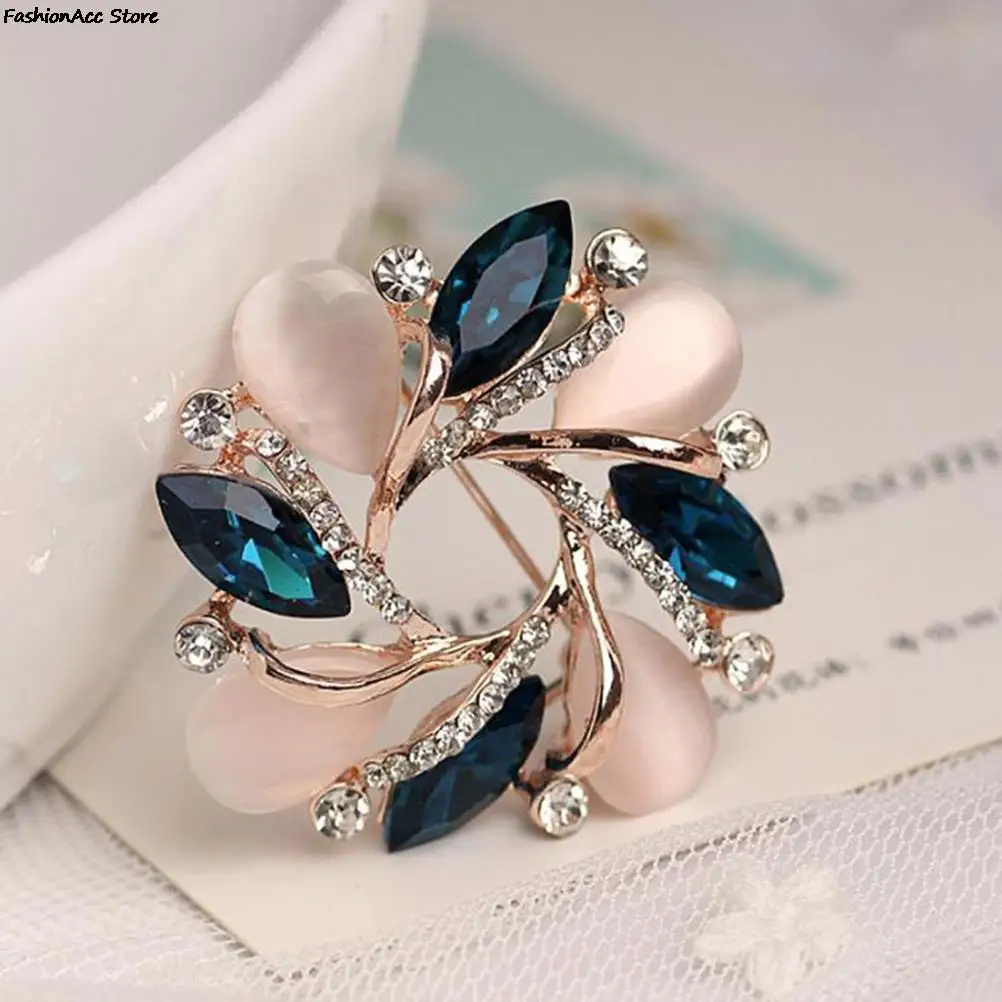 Bauhinia Crystal Brooch Pin 5 Bauhinia Crystal Brooch Pin 5