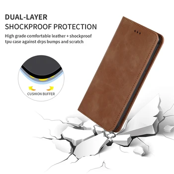 

For Google Pixel 3 4 3A PU Leather With Magnetic Holder For Google Pixel 3 3A 4 XL Luxury Retro Wallet Phone Cases