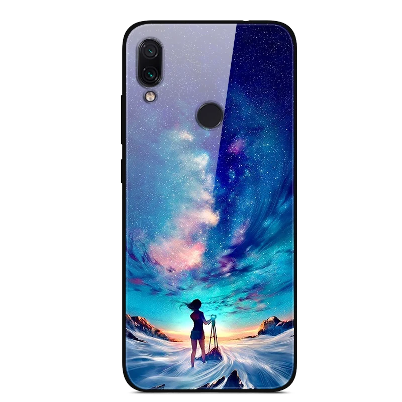 Для Xiaomi Redmi 7 Чехол для Redmi 7A чехол жесткое стекло закаленное покрытие для Redmi 5 5plus чехол Fundas на Redmi 6 6A чехлы для телефонов