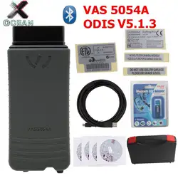 Высокое качество VAS 5054A ODIS V5.1.3 Bluetooth для VW для Audi для Skoda для Seat (1996-2013) VAG инструмент для диагностики нескольких языков