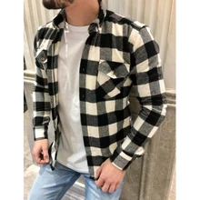 

Casual Shirts Men 2022 Fashion Turn-down Collar Buttoned Shirt Men's Spring Autumn Long Sleeve Cardigan Shirts Streetwear Men