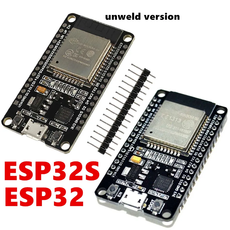 

ESP32 ESP-32S 2.4GHz Dual-Mode WiFi Bluetooth Dual Cores Microcontroller Processor Integrated with ESP32s Antenna for Ard
