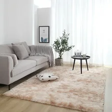 40x60 см окрашенный градиентный ковер для гостиной, спальни, простой ковер с ворсом в скандинавском стиле, диван-кровать, полный домашних ковров