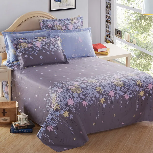 Style 1 Dreampatar современный хлопок активных печатных цветов удобные домашние простыни мода полосатый один двойной мягкие постельные принадлежности BY206B - Цвет: Style 1