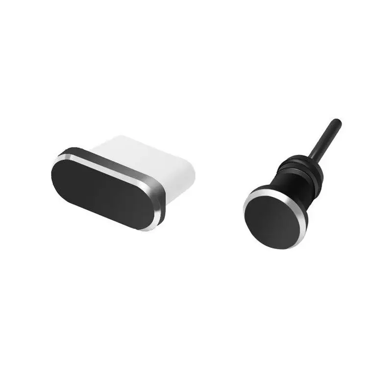 Комплект алюминиевых пылезащитных заглушек Usb C с портом для зарядки 3 5 мм и