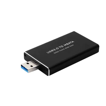 

USB 3.0 to mSATA SSD Hard Disk Box Converter Adapter Enclosure External Case 1pc M5TB