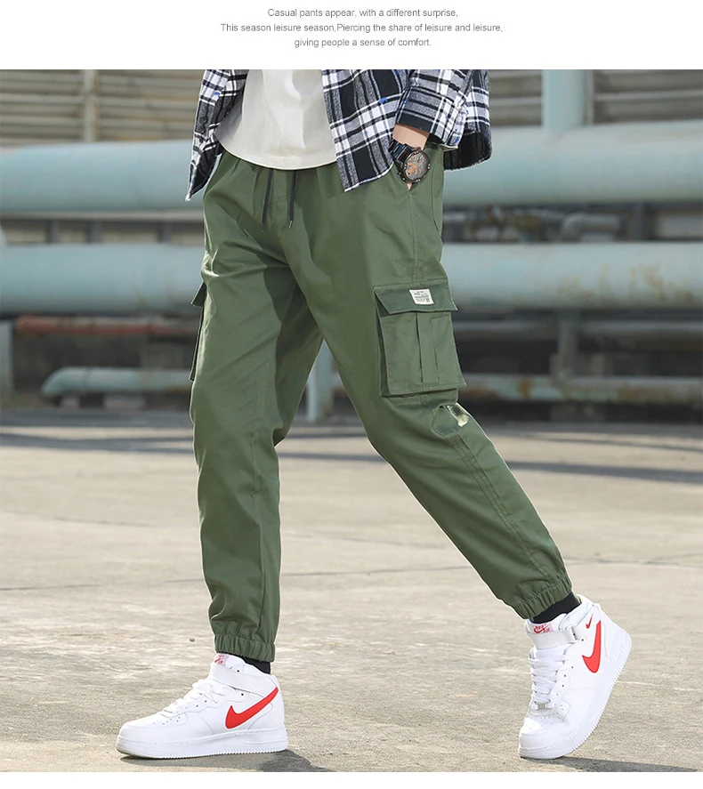 Мужские s походные Мужские штаны Зимние Повседневные Jogger осенние модные брюки уличная тактические брюки хип хоп мужские брюки