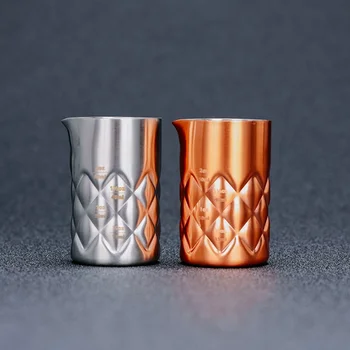 

90ml Stainless Steel Cocktail Jigger with Metal Bar Spirit Measure with Pour Spout For Bar Frosted Cocktail Tools