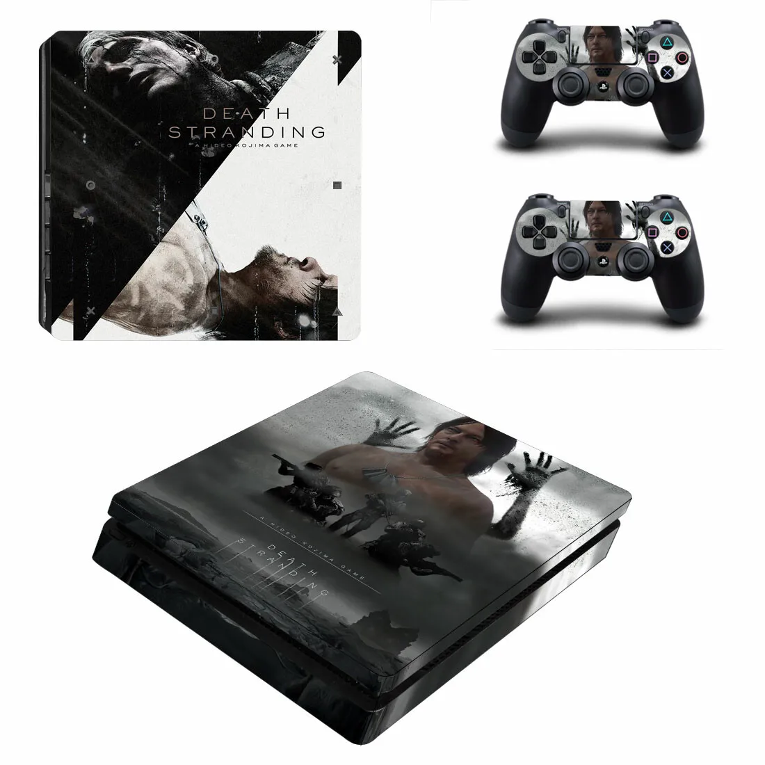 Наклейка s Death Stranding PS4 Slim Play station 4 тонкие виниловые наклейки для кожи наклейка для playstation 4 тонкая консоль и контроллер