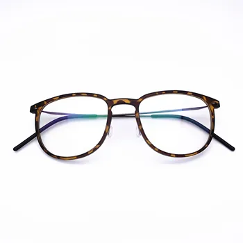 

Belight Optical Brand Design Round Acetate with Titanium Mens Glasses Frames Designer EyeGlasses Prescription Eyewear 6549