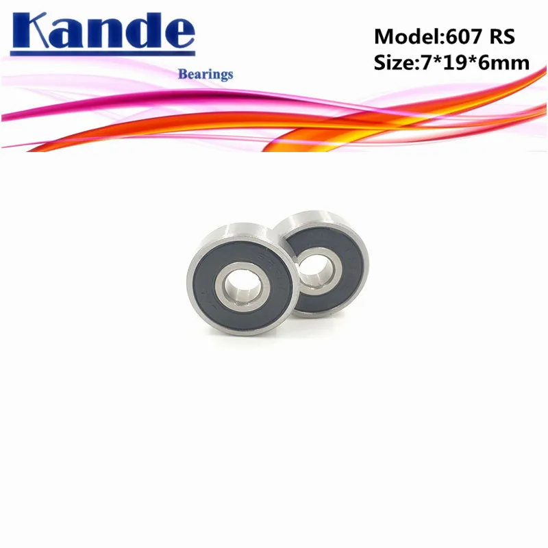 Подшипники Kande 607RS ABEC-5 P5 607 2RS или Z3V3 607-2RS миниатюрный шарикоподшипник 7x19x6 мм RS 6072RS |