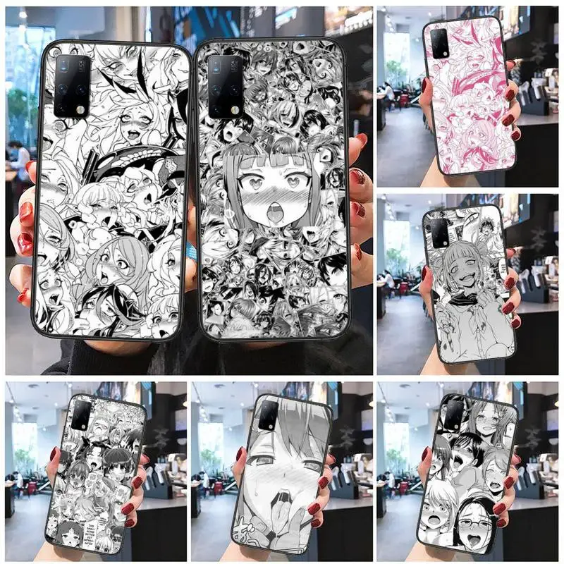 Чехол для телефона Ahegao с рисунком манги Redmi 5 5A Plus 6 6pro S2 7 7A 8 8A 9 9A K20 4X K30 pro | Мобильные