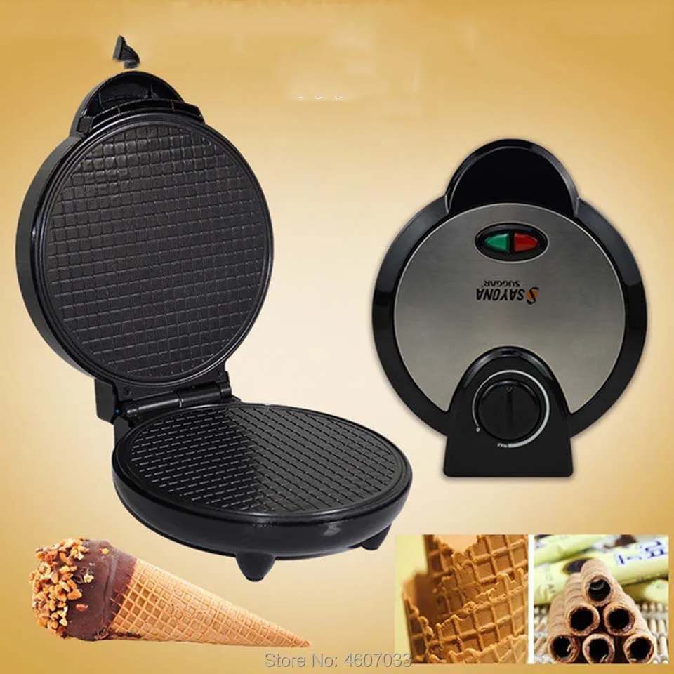 

Full-automatic Electric Waffles Maker Electric Sandwich Pizza Pancake Machine Non-stick Griddle Egg Cake Oven Breakfast Machine