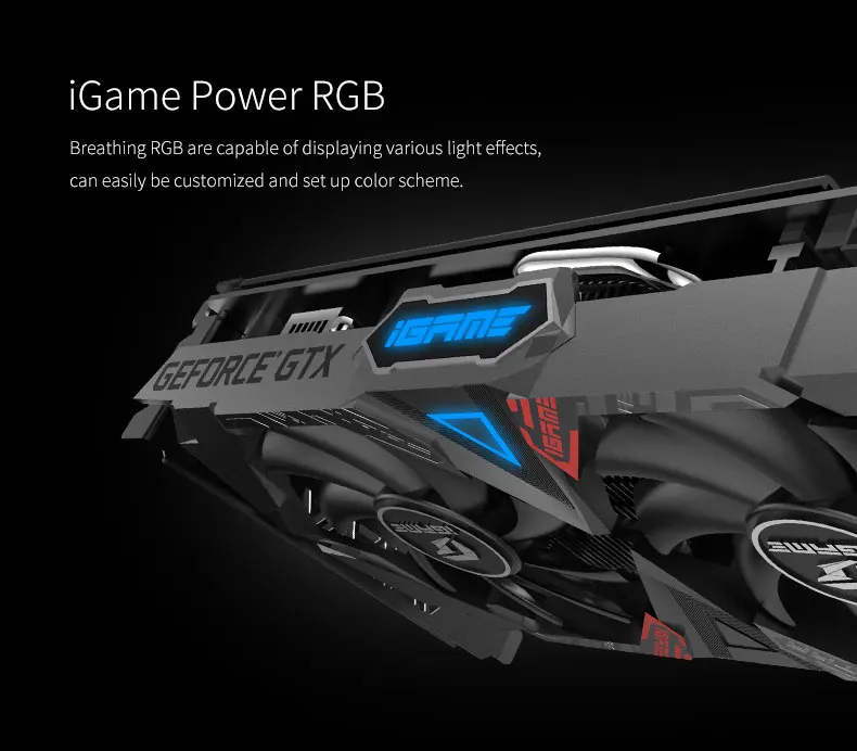 COLORFUL iGame GeForce GTX 1650 Ultra DDR5 4G GAMING VGA Graphics card HDMI DVI DP