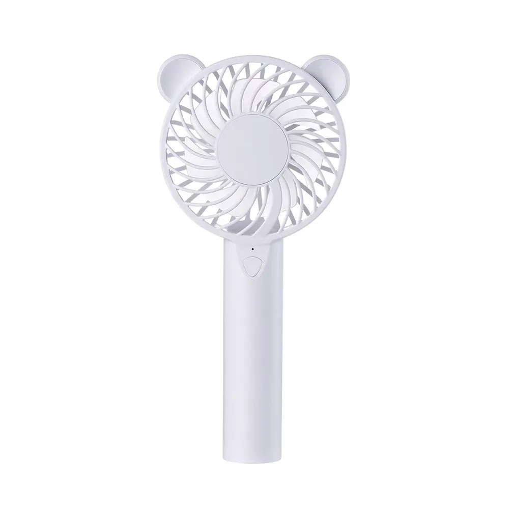 

Cute Bear Handheld Travel USB Desk Fan Electric Desktop Fan Cooling Fan Cooler Plastic Air Conditioning Fan Conditioner Dropship