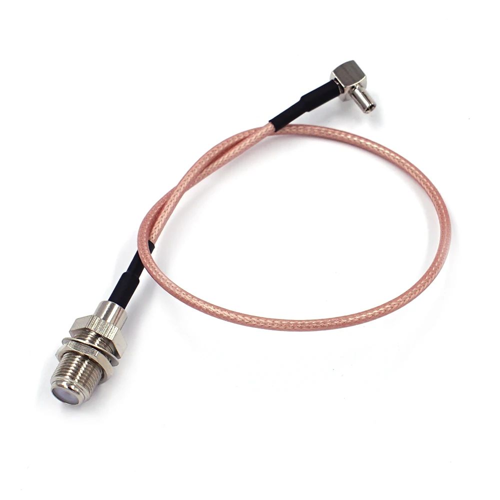 F Typ to TS9 cable F female to TS9 right angle RG316 Pigtail cable 15cm for Huawei 3G/4G USB Modem