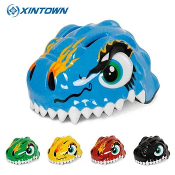 

XINTOWN 3-8 Years Children's Bike Helmet High Density PC Cartoon Bicycle Cycling Riding Kids Skating Helmets Adjustable