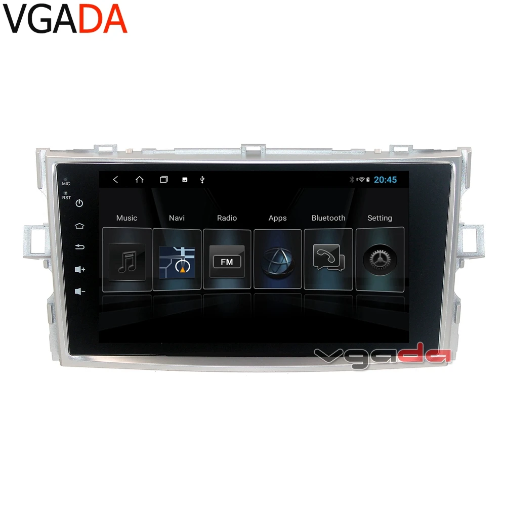 Android Авторадио GPS для Toyota Verso 2009 2018 Автомобильный gps навигатор головное устройство