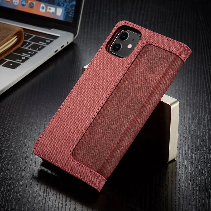 Модный флип-чехол для Iphone11 Pro, Джинсовый чехол с подставкой, Магнитный кошелек, задняя крышка для iPhone 6S 7 8 Plus 11Pro X XS Max XR Fundas