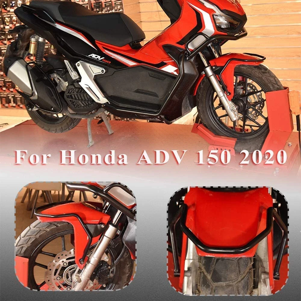 21 Adv150 Front Wheel Bumper For Honda Adv 150 Mudguard Fender Guard Frame Protector Crash Bar Motorcycle Accessories New Covers Ornamental Mouldings Aliexpress