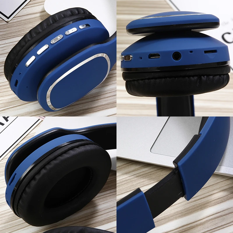 5 0 Bluetooth гарнитура игровые наушники складные беспроводные Hi Fi с микрофоном