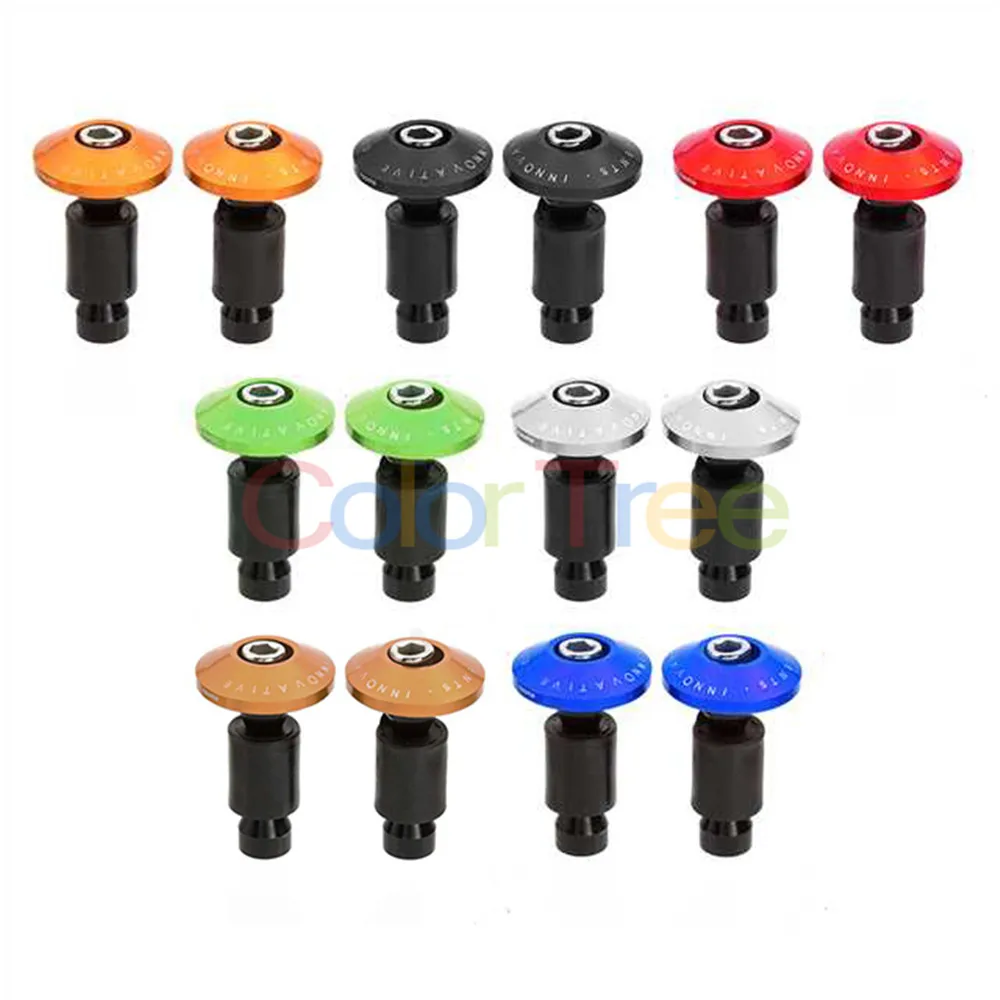 Metal Scooter Stopper Motorbike Motorcycle Handlebar Grips Cover End Plug