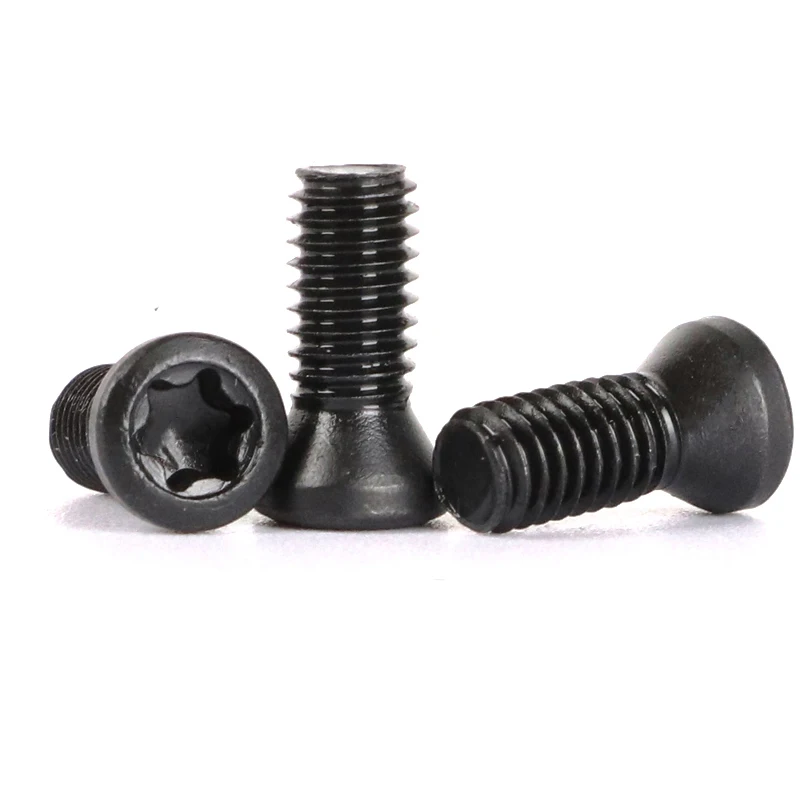 10/100PC Grade 12.9 CNC Insert Torx Screw M1.6 M1.8 M2 M2.5 M3 M3.5 M4 M4.5 M5 M6 Replace Carbide Inserts Lathe Tool Cutter Bar