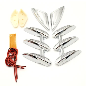 

Motorbike Brake Rotor Shock Covers LED Ring of Fire Fits for Honda Goldwing GL1800 2001-2011 Left and Right