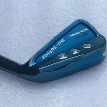 Фирменная Новинка, 7 шт., Jean Baptiste ST Germain Железный набор, синие кованые железные клюшки для гольфа, 4-9P сталь/графитовый Вал с крышкой на голову