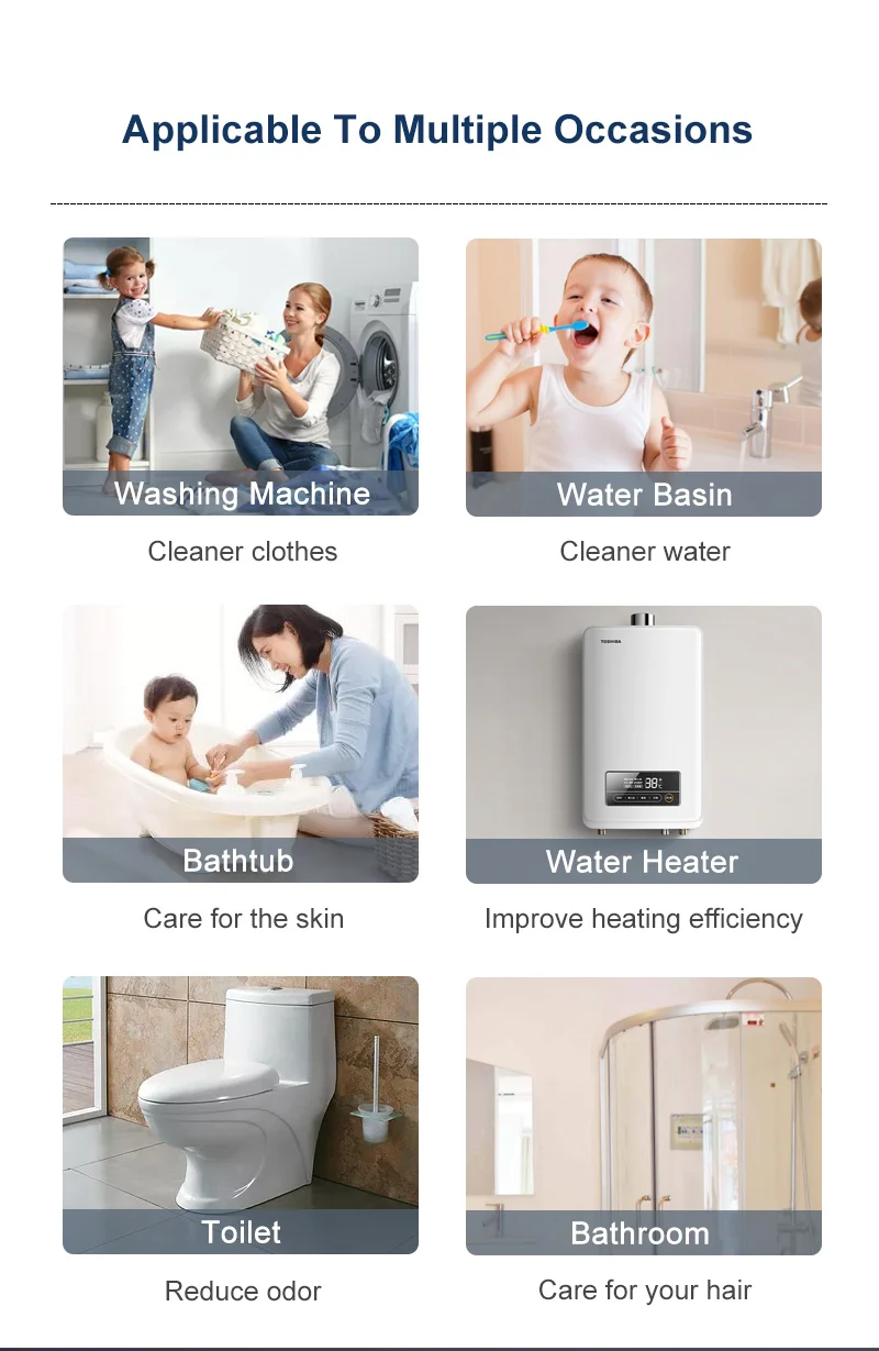 Wheelton chuveiro banho purificador de água prefilter