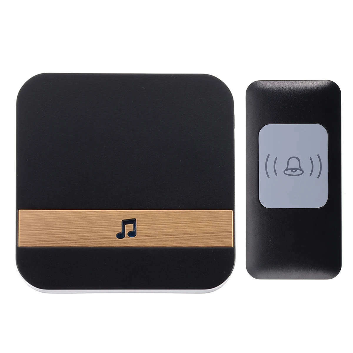 

1Set Two Colors 8.1x8.1x4.5cm Wireless Doorbells Twin Waterproof Wall Plug-in Easy Installation Cordless Chime Door Bell