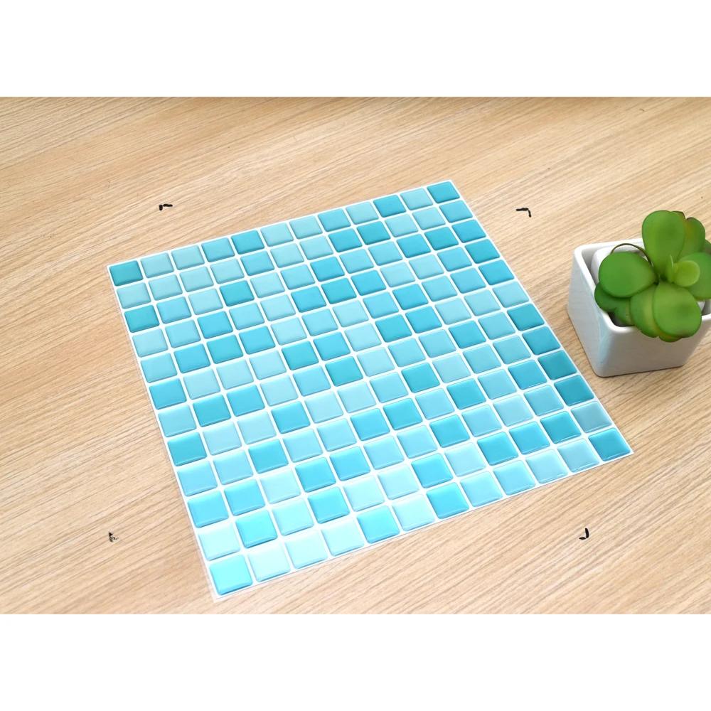 

3D Subway Mosaic Tile 1PC Wall Decal Sticker DIY Kitchen Bathroom Home Decor Vinyl 236X236mm Self Adhesive Peel and Stick