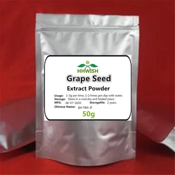 

50g-1000g Pure Grape Seed Extract Powder 95% Proanthocyanidins ,Grape pip ,pu tao zi,free shipping