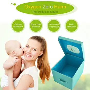 

Foldable Ozone Sterilization Storage Box Toy Organizer with Lids for Baby Kids Underwear Cloth UV Light Sterilizer Machine